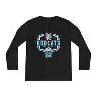 Youth Bobcats Hoop Attack Long Sleeve Competitor Tee