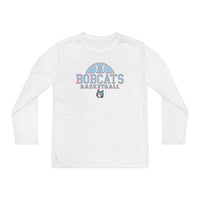 Youth Bobcats BBALL Long Sleeve Competitor Tee