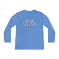 Youth Bobcats BBALL Long Sleeve Competitor Tee