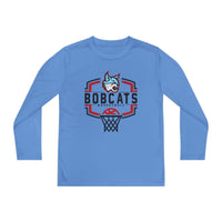 Youth Bobcats Hoop Attack Long Sleeve Competitor Tee