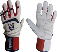 PUREGRIT: Old Glory Long Cuff Batting Gloves