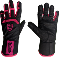 PUREGRIT: PINK OBSIDIAN Long Cuff Batting Gloves